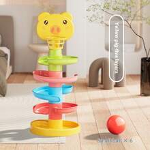 1 件趣味轨道滚球堆叠玩具，互动亲子玩具塔，派对礼物，精致礼物，迷你装饰，生日礼物，节日礼物，圣诞节，毕业典礼，愚人节，万圣节