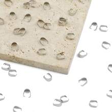 200pcs Stainless Steel Sunflower Seed Clasp Pendant Connector For DIY Jewelry Making Accessories