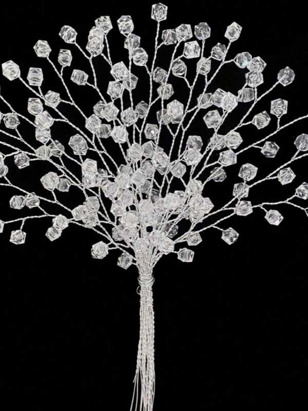 20 قطعة مزينات زهرية مصنوعة يدويًا من الخرز الأكريليك، حشوات لنثرها في المزهريات، ديكور حفلات الزفاف، ديكور المنزل، هدايا