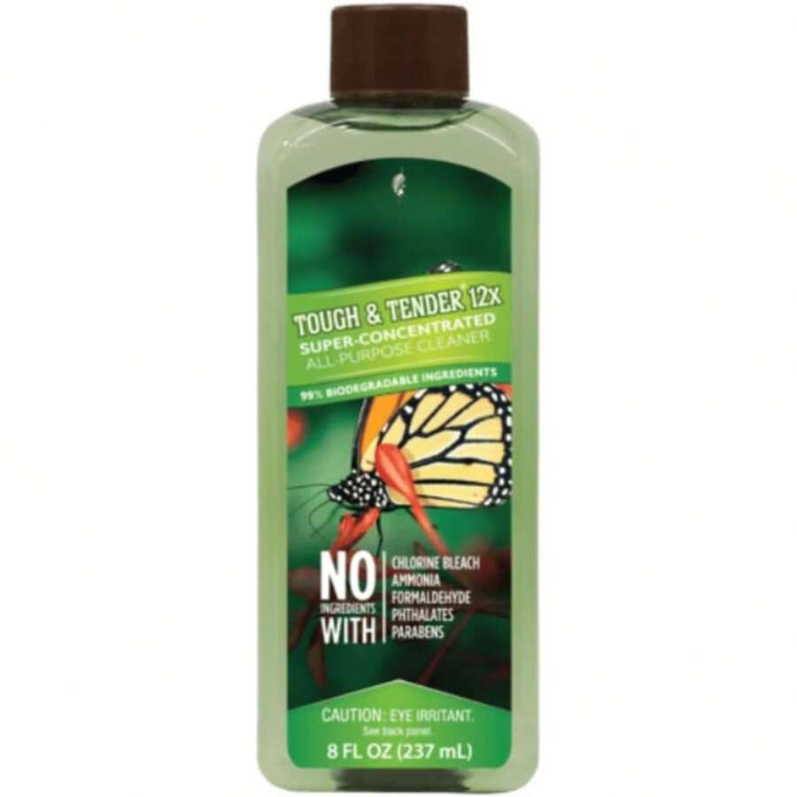 Limpiador multiusos Tough & Tender de 12 oz (236 ml) - Derivado de plantas, limpieza sin rayas - 1 - Ver 1