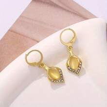1 pièce Boucles d'oreilles pour femmes à la mode, luxueuses, raffinées et belles, convenant à un port quotidien, pour les fêtes et les voyages