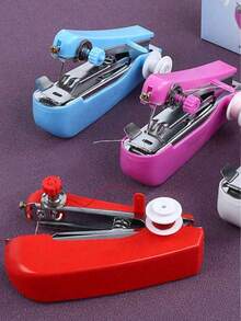 1 件迷你手动便携式缝纫机，多功能迷你手持式缝纫机，适合家庭旅行使用，学生用手动缝纫机，小型缝纫机，轻便缝纫小工具，快速维修，缝纫机配件，快速缝纫，轻松修补，家庭必备，旅行应急，DIY 手工制作，操作简单