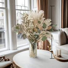 45/90pcs Boho Chic Pampas Grass Decor Set - Ideal For Weddings, Home & Coffee Shop Ambiance - Dried Natural Pampas Grass - Versatile For All Seasons & Holidays - Perfect Mother's Day Gift - Nhiều màu - Xem 3