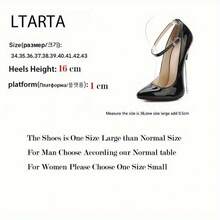 2025 Women's Man Cosplay Sexy Super High Heels Pumps 16cm Heels Supply Nightclubs Plus Size High-Heeled Shoes T-Stage Catwalk Red Pink Black Sexy Heels WZ - 亮粉紅色 - 查看 2