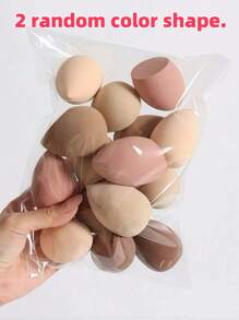 6pcs Makeup Sponge, Random Shape, Suitable For All Skin Types, Latex-Free Multi-Purpose Makeup Sponge For Liquids, Creams And Powders, No Stripes, Smooth Make-Up Applications, Simple And Beautiful, Easy To Carry.