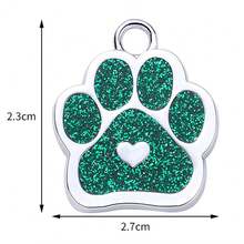 Personalized Pet ID Tag, Dog Tag, Cat Tag, Custom Cat Tag, Easy To Read, Cute Glitter Tag, Pet Tag, Pet Tags Personalized, Dog Collar Tag