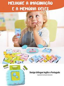 Cardkids Educaçao Infantil Aprender Inglês Português 224 Palavras Brinquedo Card Educativo Cartão