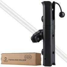 Adjustable Pole Mount Fishing Rod Holder For Bicycle,  Fishing Chairs,  Cart,  Scooter,  Motorcycle,  ATV & Beach Car,  Fishing Pole Holder Rack With Mount Clamp (1. 6" Inner Diameter) - Multicolor - View 2