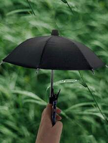 1 szt. Zacisk na telefon, parasol, wodoodporny parasol przeciwsłoneczny na zewnątrz z uchwytem na telefon, mini parasol anty-UV na lekki deszcz, uniwersalna osłona przeciwsłoneczna na telefon, zewnętrzna osłona przeciwsłoneczna na telefon z powłoką antyodblaskową, niezbędne w podróży artykuły do ćwiczeń, artykuły szkolne, wakacje, kemping, niezbędne na wakacje, akcesoria wakacyjne