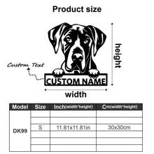 1 pieza Decoración de pared de arte de metal personalizable con salchicha dóberman con texto personalizado, silueta de perro con flores, cartel de metal para amantes de las mascotas, regalo personalizado para propietarios de perros, decoración colgante interior y exterior para amantes de los perros, regalos de Navidad, ornamentos, decoración del hogar, decoración de pared, decoración de habitación, decoración de la sala de estar, decoración de dormitorio, decoración de baño, decoración de cocina, decoración de la casa, regalos personalizados, regalos personalizados, decoración de jardín al aire libre