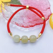 1 件女士四叶草水晶手链，优雅时尚的设计（无礼品盒）