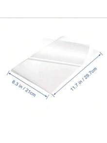 50 Sheets A4 Size Printable Vinyl Stickers - Matte White Waterproof Printable Sticker Paper For Inkjet And Laser Printers, Size 8.27" X 11.69" - White - View 10