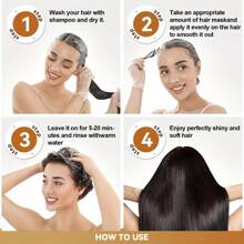 Conjunto de 2 piezas de cuidado del cabello con proteínas - Contiene champú y acondicionador para dejar el cabello brillante