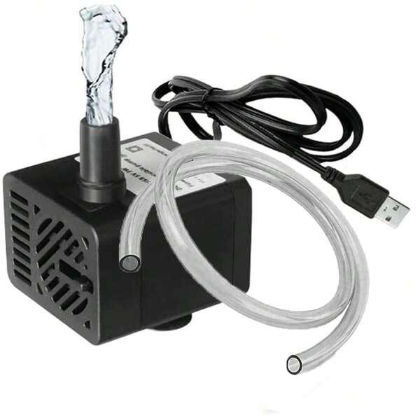 50 Gph Aquarium Pump, 5V Mini Submersible Water Pumps, Air Pump Aquarium, Small Aquarium Filter, Mini Small Water Pump For Water Feature, Aquariums, Fish Tank, Tabletop Fountain, Pet Fountain, Indoor Or Outdoor Pond Fountain