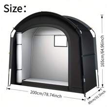 [Fits 2-3 Bikes] Extra Large Outdoor Bike Shelter Tent - UV Protection, Fits 2-2 Bikes, Portable & Foldable For Garage/Garden Storage