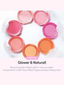 ETUDE Lovely Cookie腮红 OR202 甜珊瑚糖色，一款质地柔软的粉状腮红，能为双颊带来可爱迷人的色彩，明亮自然，持久显色，易于涂抹，韩式彩妆，4克/0.14盎司 - OR202 Sweet Coral Candy - 查看 8