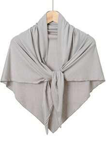 1 pièce Foulard triangulaire antidérapant et respirant pour femmes, bonnet de doublure de couleur unie décontracté, peut être utilisé comme bandeau de sport, confortable et frais pour un port quotidien