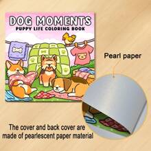DOG MOMENTS: Coloring Book For Adults Featuring Cute Cozy Daily Activities For Relaxation (Cozy Spaces Coloring),Back To School,School Supplies