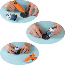 Mr. Pen– Hot Glue Gun Kit, Hot Melt Glue Gun Mini With 20pcs Sticks And 20nWood Craft Sticks And 8 Finger Protector - Orange - View 6