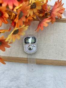 Glitzernder Strass-Fingerring Tally Counter, Mini Handtally Counter, Max Zählung 99999