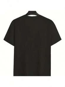 Maneskin T-Shirt Retro Victoriaie Shirt, Retro Eurovision, Damiano, Zitti E Buone Swea, Gossip Crewneck, SClassic Fit 220G Cotton T-Shirt – Blend Of Streetwear, Minimali, And Casual Comfort – I For Layering In All Seasons, WFH Days, Or Stylish Weekends – Pm Choice Gift For Artists, Creats, And Fashion FansWomen's Cotton Round Neck Short Sleeve T-Shirt Pure Cotton Street-Style Printed T-Shirt-560-HHCN TRADING LIMITED - Black - View 2