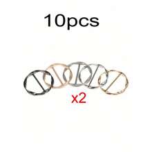 5 Scarf Ring Clips, T-Shirt Tie Clips, Women's Fashion Metal Round Shirt Clips, Scarf Rings, Clothes Corner Knots, Button Shirt Clips, Women's Clothing Decoration Accessories (5 Colors)