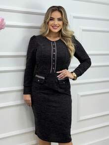 Women Dresses - màu đen - Xem 3