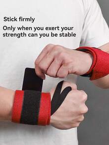 AOLIKES Elastic Wrist Straps For Weightlifting And Working Out, Breathable Wrist Wraps With Thumb Loop And Left/Right Tabs, Wrist Brace For Wrist Support And Protection, Men And Women (Pair) - Multicolor - View 7