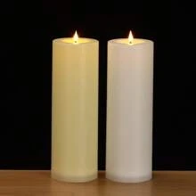 1pc Large Flameless Candle With Remote Control, Outdoor Smokeless LED Candle Light, Romantic Festival Atmosphere Candle Decor, Suitable For Home, Bedroom, Wedding, Proposal, Christmas, Halloween