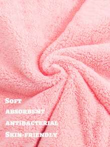 1 pièce/4 pièces Bonnet de lavage de cheveux séchage rapide en polaire de corail, serviette épaisse pour séchage des cheveux, turban mignon pour cheveux, serviette pour sécher les cheveux, usage domestique, salle de bains, douche, matériau absorbant, doux, agréable pour la peau, sans peluche, convient pour un usage quotidien
