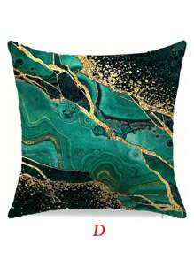 4pcs Couch Throw Pillow Covers Emerald And Green Decorative Pillow Covers Farmhouse Square Soft Pillow Covers For Home Decor Living Room Couch Sofa Bedroom Car Pillowcases