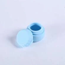 1/2pcs Travel Mini Pill Box, Portable Sealed Silicone Medicine/Cosmetic/Skincare Storage Container