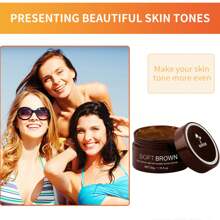 50 جرام كريم تان ذاتي - مرطب ، مغذٍ للبشرة ، يساعد على الحصول على لون بني/برونزي عميق ، يرطب ويغذي البشرة