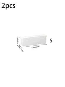 1/3/4 件透明简约铅笔盒，小/大容量透明文具收纳盒，铅笔盒，适用于彩色铅笔、蜡笔、绘图笔、化妆刷、学校用品、学校用品、返校