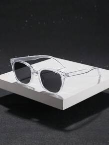1 Stück Damen Acryl Lässig Quadrat Rahmen Mode Brillen, geeignet für Urlaubsausflüge und tägliche Looks