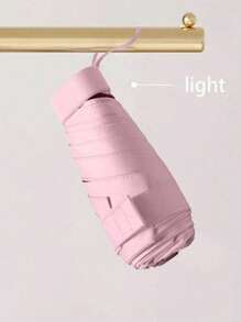 Small Folding Umbrella, Mini Pocket Waterproof Portable Travel Umbrella,Sun Umbrella Female Sunscreen UV Protection Sun And Rain Umbrella Two-In-One Mini Five-Fold Ultra-Light And Compact Portable,Mini Travel Umbrella, Small And Compact Portable Umbrella For Sunny And Rainy Days, Windproof Sunshade, 99% UV Protection, Suitable For Women And Men