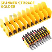 NetHong 10-Slot Pliers Cutters Rack ABS Spanner Storage Holder Tool Organizer Fit 3" - Yellow - View 12