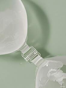 Women's Invisible Strapless Silicone Bra With Adhesive Breast Pads, Suitable For Spaghetti Strap Dresses And Wedding Dresses, Push - Up Effect In Summer, Thin And Breathable Invisible Bra