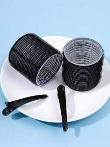 10 Pcs Jumbo Hair Curlers Rollers Large Hair Rollers With Clips, Self-Grip Hair Curlers, Suitable For Long/Medium/Short Hair, Bangs, Diy Curlers 2.36in,1.9in,1.53in,Mother's Day Valentine's Day Couple Gift Essential Curling Tools For Families ,Hair Styling Tools