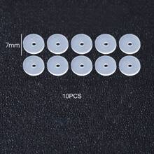 10PCS Piercing Healing Silicone Discs Flexible Anti Hyperplasia Saucer Prevents Irritation Inflammation Drilling Ear Stud Nose Ring Lip Piercing