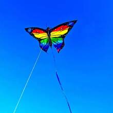 2pcs Colorful Butterfly Kites, Suitable For Outdoor Games And Activities, Single-Line Kites And Flying Tools, Suitable For Lovers [Plus 100m Line Board] - Multicolor - View 10