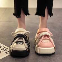 Fashion Y2K Shoes Are Versatile, Cute, Non Slip, Summer Fashion, Wear-Resistant, EVA Outdoor Thick Soled Perforated Shoes - 粉色 - 查看 2