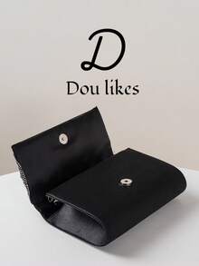 Elegant Women's Shiny Crystal Decor Mini Handbag, Suitable For Valentine's Day, Party, Date, Coin Purse, Shoulder Crossbody Bag, Celebrities Elegant For Party Girls, Women, Brides, Perfect For Gatherings, Weddings, Balls, Formal Dinners/Banquets