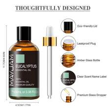 Eucalyptus Essential Oils 100% Pure & Natural Eucalyptus Essential Oil for Diffuser, Humidifier, Skin, Hair & Soap Making DIY(3.38 Fl Oz/100 ml) - 100 ml - Übersicht 3