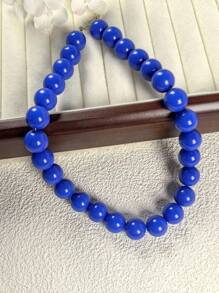 1 pièce Collier perlé brillant, convient à un port quotidien