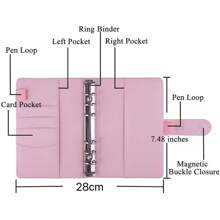 A6 Monochrome Binder For Notebook And Accounts