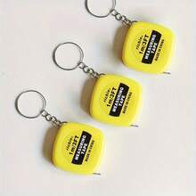 2/10/15/20pcs Mini Retractable Tape Measure Keychain - 1m/3ft Compact Pocket Size - Suitable For Daily Use, Party, School And Promotional Gifts - Metal Blade, Lead-Free