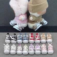 1 pezzo Scarpe tela mini: 17cm Scarpe mini, tessuto leggero e facile da indossare, versatile per ogni occasione, adatto per cosplay e come accessorio di costumi in miniatura (solo scarpe)