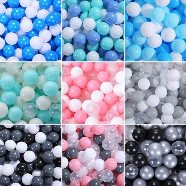 50pcs/Bag 5.5CM Crush Proof Ball Pit Balls Colorful Round Shape For Play House Pool Birthday Party Decoration