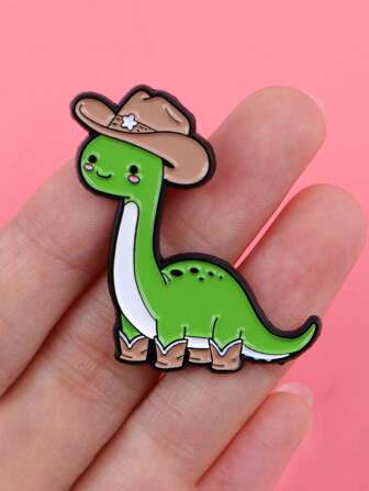 1 stuk schattige dinosaurus emaille pin broche dennen revers spelden badge op rugzak kleding accessoires cartoon sieraden feestdecoraties cadeau